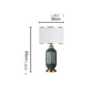 Axyaa Ceramic LED Desk Lamp for Home Office and Hotel Decor