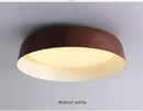 Axyaa Modern Wood Grain Ceiling Light for Bedroom & Living Room