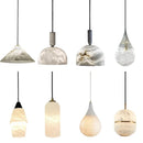 Axyaa Marble Art LED Chandelier - Luxury Dining Room Ceiling Lighting