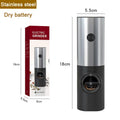 Axyaa Electric Salt Pepper Grinder Adjustable Coarseness Refillable Mill - Battery Powered