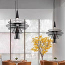 Axyaa Nordic Luxury Iron Pendant LED Chandelier for Living Room, Restaurant, Bar, Villa, Staircase