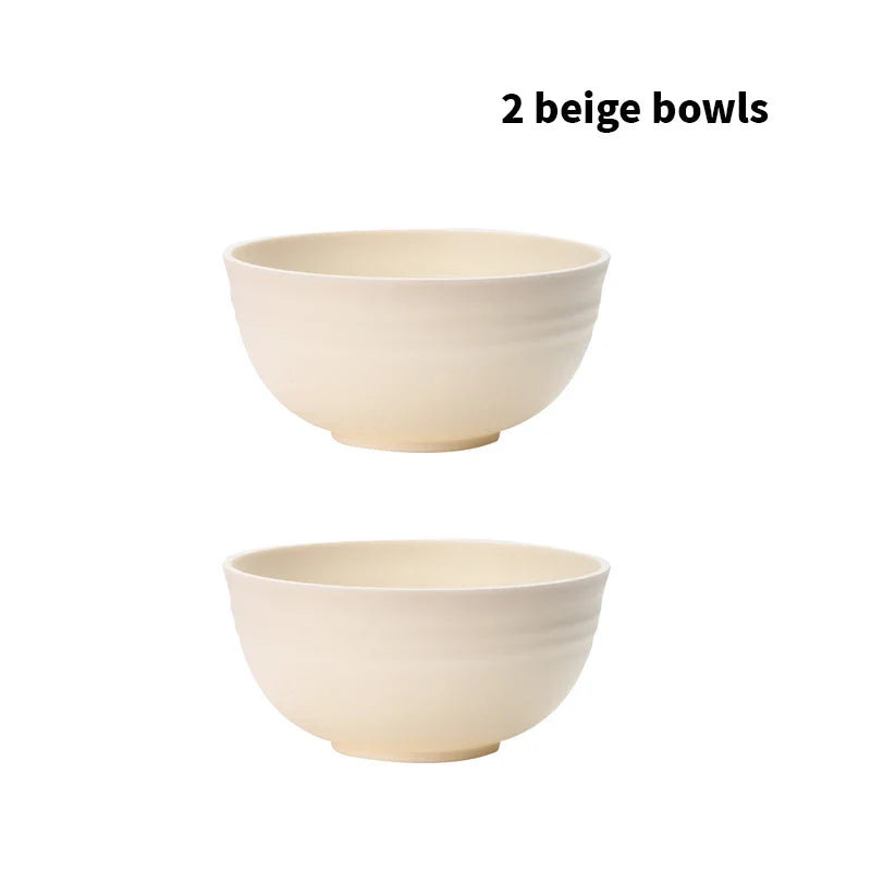 Axyaa Reusable PP Material Bowl for Home Kitchen, Dorm, Camping, RV, Hotel, Restaurant