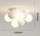 Axyaa Bubble Ball Cream Style Ceiling Lights, Modern & Simple Magic Bean Lamps