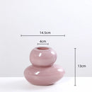 Axyaa Geometric Glass Vase for Flower Arrangement and Home Decoration