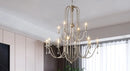 Axyaa French American Crystal Lighting for Living Room, Restaurant, and Homestay