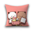 Axyaa 45x45 Cushion Cover, Cute Square Pillowcase, Birthday Wedding Gift