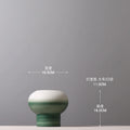 Axyaa Green Gradient Ceramic Vase for Stylish Living Room Decor