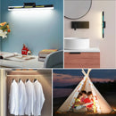 Axyaa LED Magnetic Wall Light: Rechargeable RGB Touch Cabinet Mirror Front Light