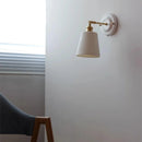 Axyaa Striped Ceramic LED Wall Sconce Nordic Modern Interior Wall Light
