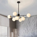 Axyaa Molecular LED Chandelier with Black Gold Iron Finish - 6/8/10 Ball Pendant Lighting