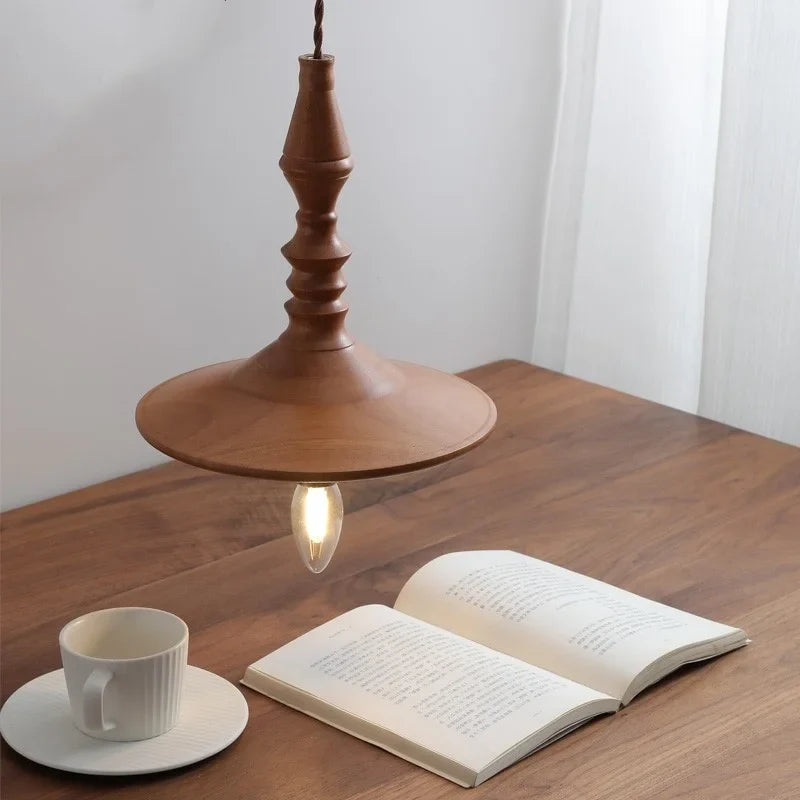Axyaa Wood LED Pendant Chandelier Hanglampen