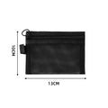 Axyaa Clear Square Zipper Makeup Bag Organizer Pouch
