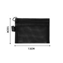 Axyaa Clear Square Zipper Makeup Bag Organizer Pouch