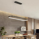 Axyaa Runway Oval LED Pendant for Living, Dining, Bedroom Lighting