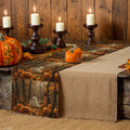Axyaa Halloween Watercolor Table Runner for Indoor Outdoor Dining