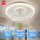 Axyaa Rotatable Fan Light with LED, Remote Control, 6 Wind Speeds