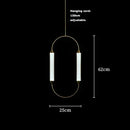 Axyaa Nordic LED Pendant Lamp, Luxury Living Room Lighting