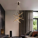 Axyaa Modern Ceiling Chandelier for Dining Room - Elegant Hanging Pendant Light Fixture