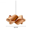 Axyaa Wooden Pendant Light for Living Room Bedroom Southeast Asian Restaurant