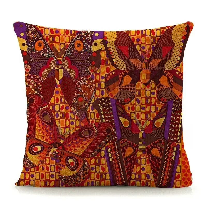 Luxury Abstract Art Pattern Pillow Cover by Axyaa - 45x45cm