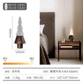 Axyaa Christmas Tree Night Light USB Charging Solid Wood Desk Lamp