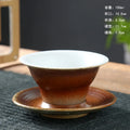 Axyaa Retro Flower Ceramic Coffee Cup Set - Japanese Style Home Decor