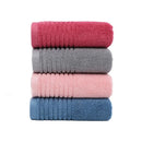 Axyaa Red Bamboo Fiber Towels Set - Absorbent Luxury Bathroom Gift