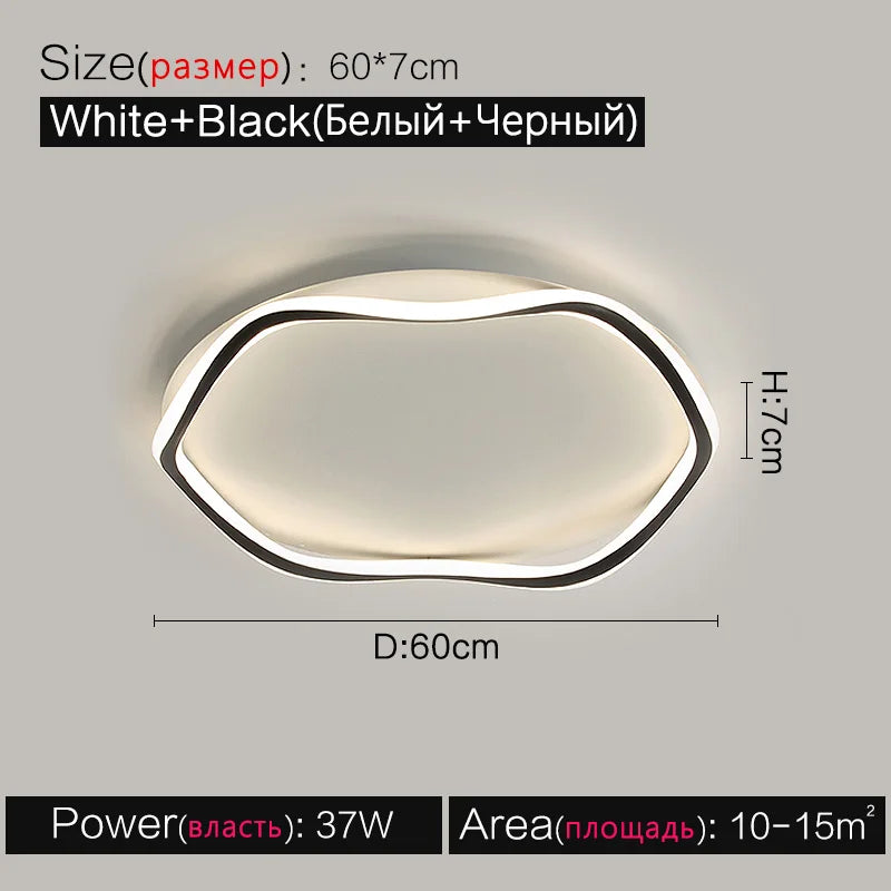 Axyaa Bedroom Ceiling Lamps - Modern LED Master Bedroom Lighting