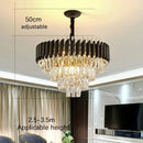 Luxury Crystal Chandelier for Modern Living Room, Bedroom, and Dining Room by Axyaa