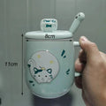 Axyaa Cartoon Ceramic Mug - Fun Tea & Coffee Cup Gift