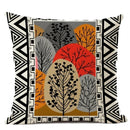 Axyaa Geometric Cushion Cover 45x45cm Linen Abstract Design Pillow
