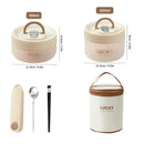 Axyaa Leak-proof Bento Box : Transparent Microwave Safe Lunch Box With Handle