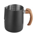 Axyaa Stainless Steel Milk Frothing Jug Scale Handle Latte Coffee Cup