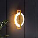 Axyaa Copper Luxe LED Wall Lamp for Aisle, Porch, Corridor, Cloakroom - Home Lighting
