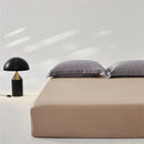 Axyaa Mulberry Silk Fitted Bed Sheet 140/160x200 - Premium Smooth Mattress Cover