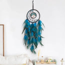 Colorful Feather Dream Catcher Tree of Life Pendant by Axyaa