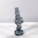 Axyaa Geometric Crystal Glass Sculpture Stack Home Decor Figurines