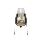 Axyaa Nordic Glass Desk Lamp - Modern Light Luxury Design for Bedroom, Study, and Hotel