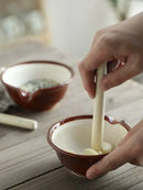 Axya Ceramic Garlic Sesame Grinder Kitchen Masher Bowl