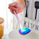 Axyaa Stainless Steel Soup Spoon Filter Oil Long Handle Serving Tablespoon