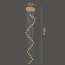 Axyaa Crystal Glass Ball Chandelier for Home Decor