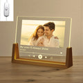 Axyaa Custom Portrait Music Night Light with Song - Romantic Anniversary Gift