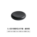 Axyaa Black Frosted Ceramic Western Steak Plate - Creative Double-layer Insulated Tableware
