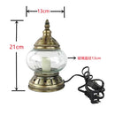 Axyaa Handmade Turkish Table Lamp Plain Light LED Night Lamp for Bedroom