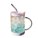 Axyaa 1000ML Glass Measuring Cup with Lid, Handle & Scale - Clear, Multifunction, Home Kitchen Mug