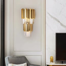 Axyaa Luxury Crystal Wall Lamp for Modern Living Room and Staircase Walls