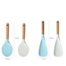 Axyaa Silicone Rice Spoon: Non-Stick, High-Temp Japanese Cooking Shovel