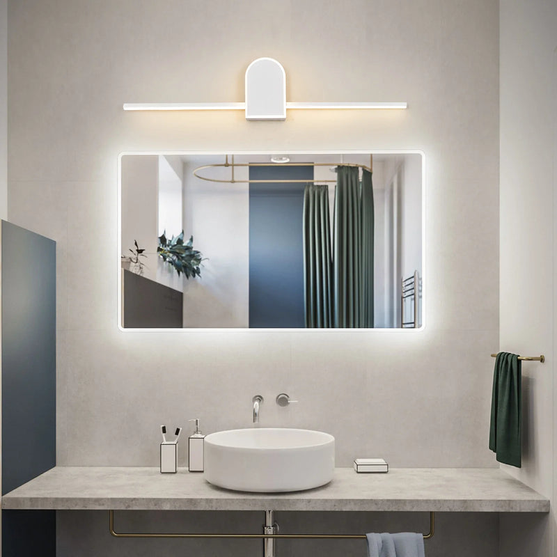 Axyaa Nordic LED Mirror Light - Modern Wall Sconce Fixture