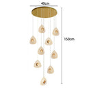 Axyaa Nordic Chandeliers Dining Room Pendant Lights Ceiling Hanging Lamps