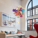 Axyaa Glass Bubble Chandelier Pendant Light for Living Room Bedroom